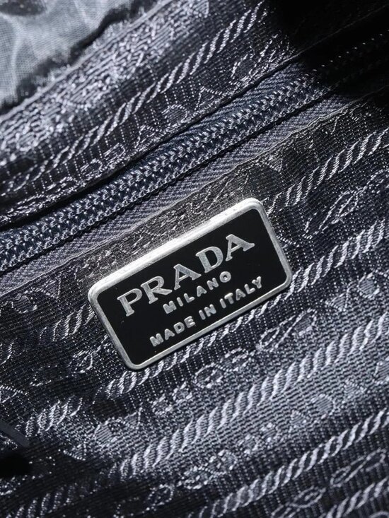 PRADA Backpack Nylon Black Silver main image 16